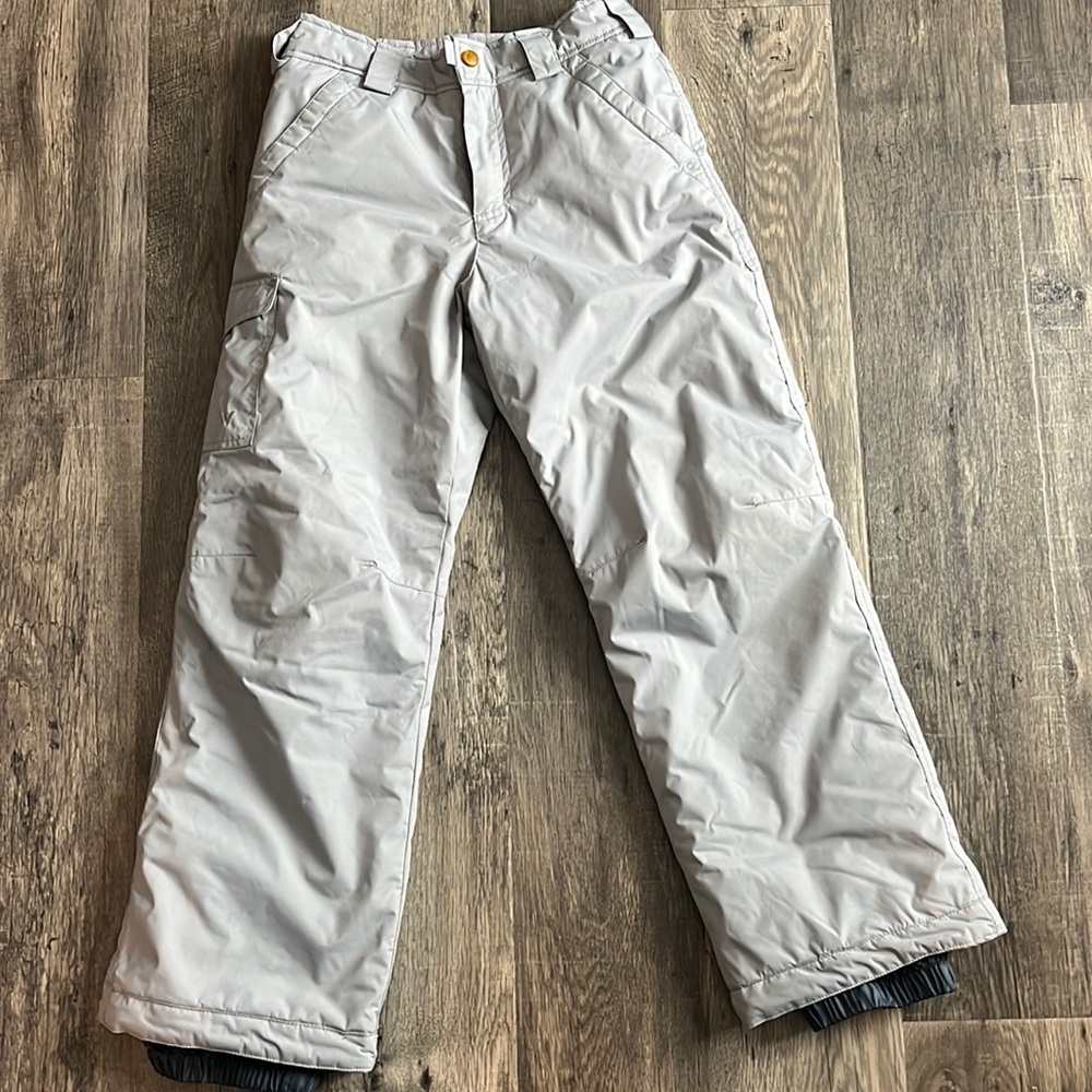 White Sierra Ski/Snow Pants size youth medium